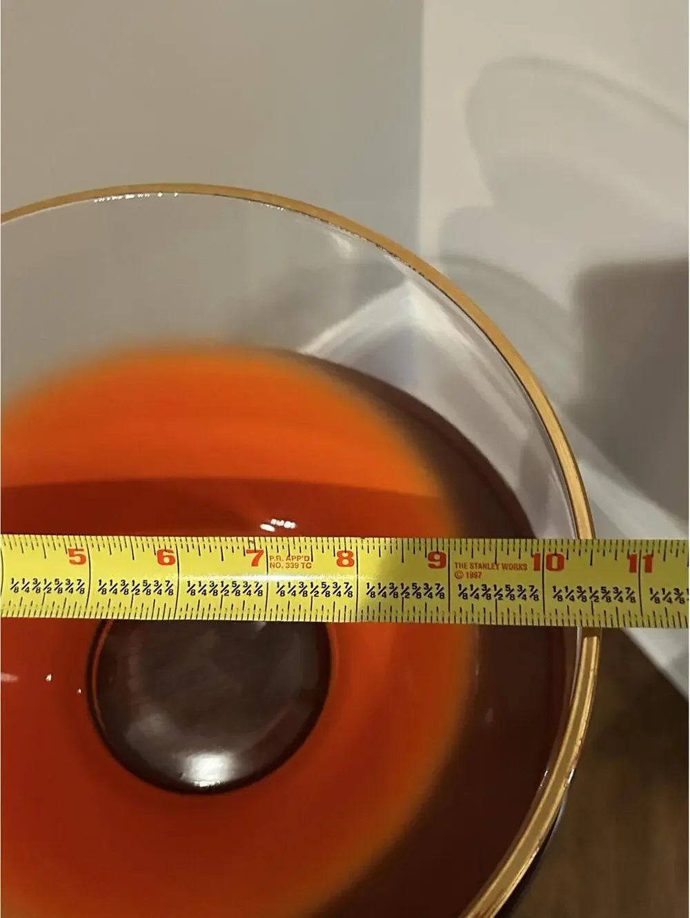 Blendo Punchbowl in Tangerine by West Virginia Glass Co.